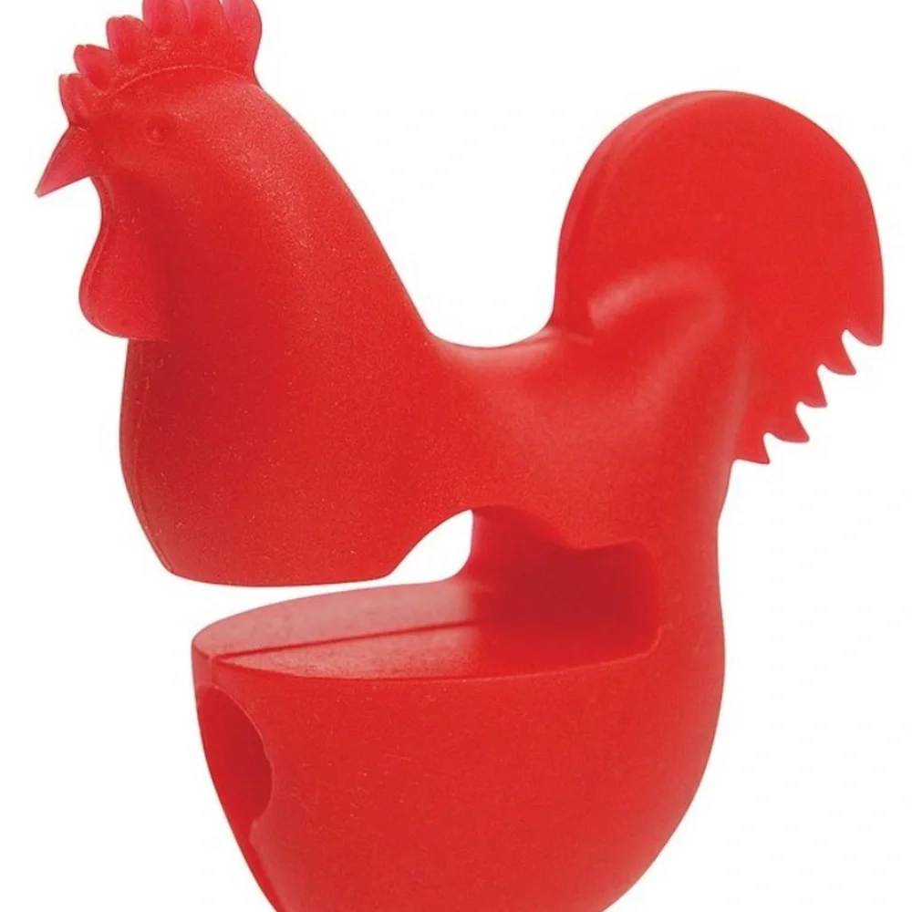 Silicone Rooster Spoon Holder